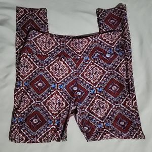 LuLaRoe Multi Color Leggings One Size